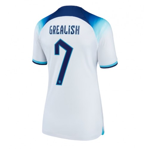 Fotballdrakt Dame England Jack Grealish #7 Hjemmedrakt VM 2022 Kortermet